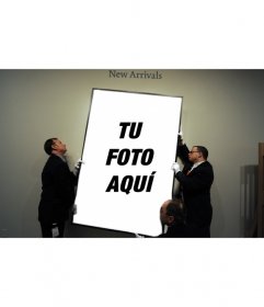 Ha llegado un nuevo cuadro al museo, quien es el protagonista?? Divertido efecto