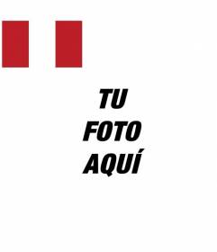 Montaje para poner la bandera de Perú en tu perfil de facebook, Instagram, twitter...