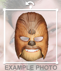 Pon en tus fotos la máscara de Chewbacca con este foto efecto gratis