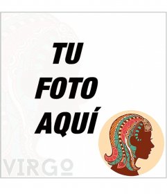 Pon tu foto de perfil con tu símbolo del zodiaco; Virgo