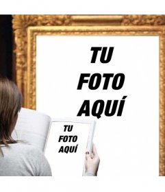 Fotomontaje para poner una foto tuya en un cuadro de un museo