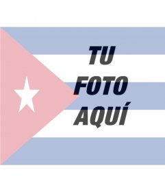 Collage para poner la bandera de Cuba junto con tu foto