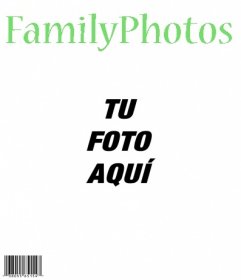 Pon tu foto en la Revista family Photos y crea una portada única!