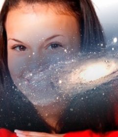 Filtro online para superponer una galaxia en tu foto