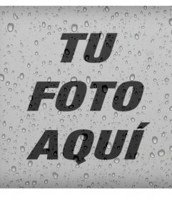 Filtro de humedad para tus fotos y agregarle gotas de agua 