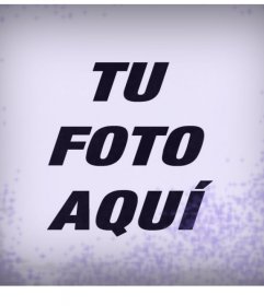 Efecto de filtro violeta con un toque rústico para agregar a tus fotos