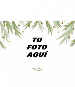 Filtro de unas ramas de árbol otoñales para tu foto