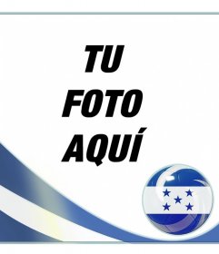 Foto efecto para poner la bandera de Honduras en tu foto online