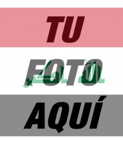 Filtro gratis para tu foto con la bandera de Irak