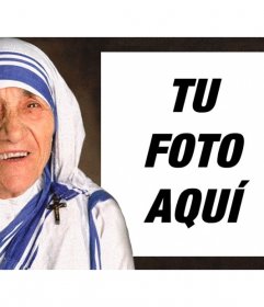 Fotomontaje de la Madre Teresa de Calcuta para subir tu foto