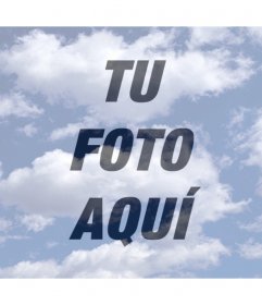 Fotomontaje de Nubes para poner encima de tu foto