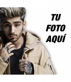Fotomontaje para los fanáticos de Zayn para editar con una foto 