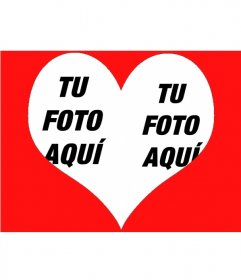 Tarjetas de amor con tus fotos - Fotoefectos