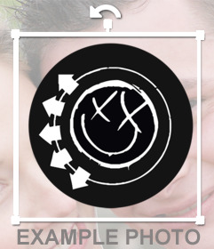 Logo de la famosa banda Blink 182 que puedes pegar en tus fotos