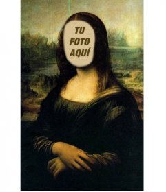 Fotomontaje de la Mona Lisa para ponerle tu cara online