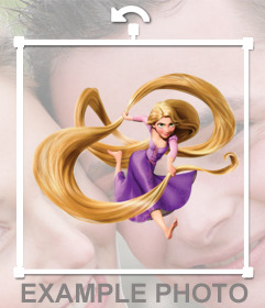 Pon a la princesa Rapunzel en tus fotos con este fotomontaje