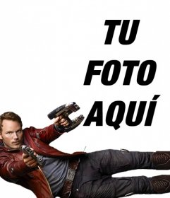 Foto montaje con Star Lord 