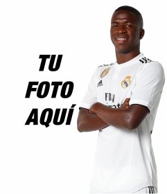 Fotomontaje para tener una foto con Vinícius Júnior
