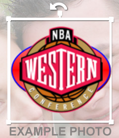 Pegatina del logotipo de la Western Conference de la NBA