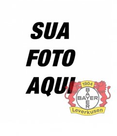 Foto efeito para fotos para colocar o escudo do Bayer Leverkusen em sua foto