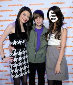 Fotomontagem de Justin Bieber no Nickelodeon