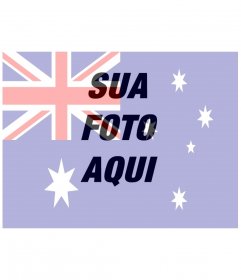 Bandeira australiana para colocar na sua foto online
