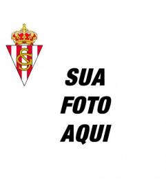 Adicione o Real Sporting de Gijón escudo ao seu Facebook ou Twitter fotografia e incentivar o seu time de futebol favorito