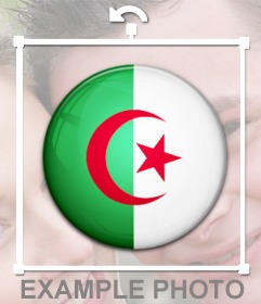 Bandeira da Argélia para inserir nas suas fotos