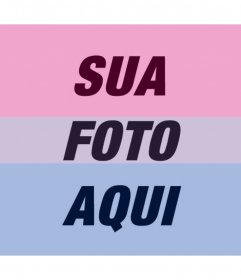 Filtro de bandeira bisexual para adicionar em suas fotos para Fotomontagem