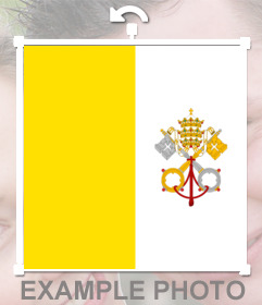 Bandeira da Cidade do Vaticano pode colocar em suas fotos