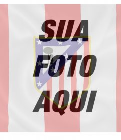 Filtro gratuito para sua foto do escudo Atletico Madrid 