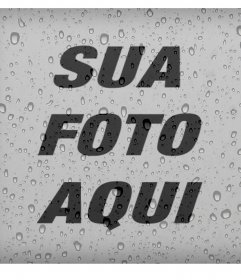 Em peso filtrar as suas fotos e adicionar gotas de água efeito Foto 