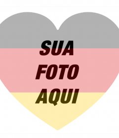 Efeito para sua foto e adicione a bandeira da Alemanha 