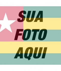 Editar sua foto com a bandeira de Togo filtro