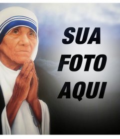 Efeito foto de Madre Teresa de Calcutá para sua foto