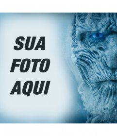 Efeito com o Walker branco de Game of Thrones