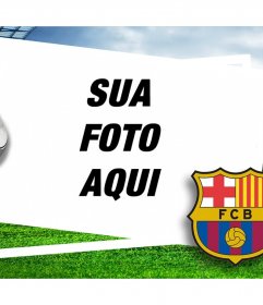 Efeito da foto do FC Barcelona para fazer upload de uma foto 