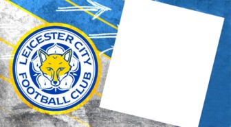 Cubra foto para os fãs da equipe de Leicester para personalizar para Fotomontagem