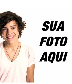 Efeito da foto para adicionar uma foto de Harry de uma direção com uma foto sua