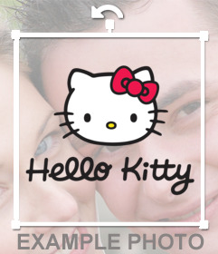 Etiqueta Hello Kitty logotipo 