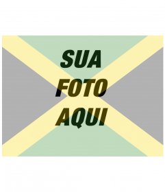 Colagem para colocar a bandeira da Jamaica junto com sua foto