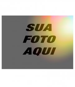 Filtro Foto de laranja luzes coloridas para aplicar em suas fotos