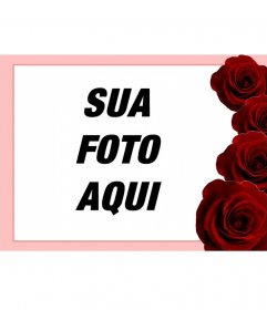 Definir lado simples, com flores rosa