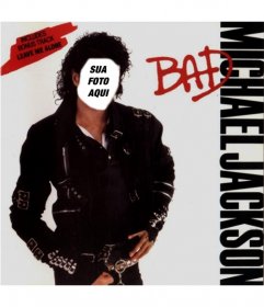 Seja Michael Jackson na capa de seu álbum