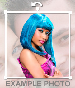 Nicki Minaj adesivo para decorar suas fotos online