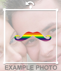 Coloque um bigode em suas fotos com as cores do arco-íris com este efeito