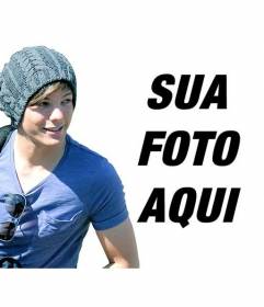 Fotomontagem com Louis Tomlinson da One Direction