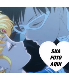 Sailor Moon fotomontagem romântico com o seu