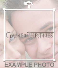 Logo de Game of Thrones de colocar as suas fotos para