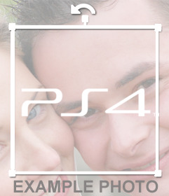Logo de Playstation 4 de colocar suas fotos
